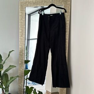 Maeve for Anthropology: Junie black wide leg size 6 pants ( wore 1x)